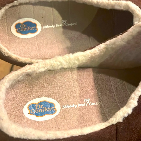 Dr. Comfort Brown Slip On Lounge Shoes Mens Size 12 - Picture 9 of 11